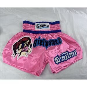Namazu Muay Thai Kickboxing Boxing Shorts Small Pink Halloween Costume